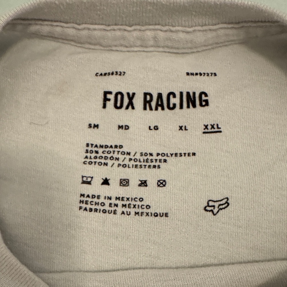 Fox Racing Gray Logo Tee - Picture 3 of 7